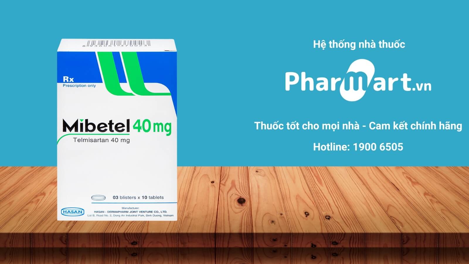 Mua Thuốc Mibetel 40mg chính hãng tại Hz888a.com