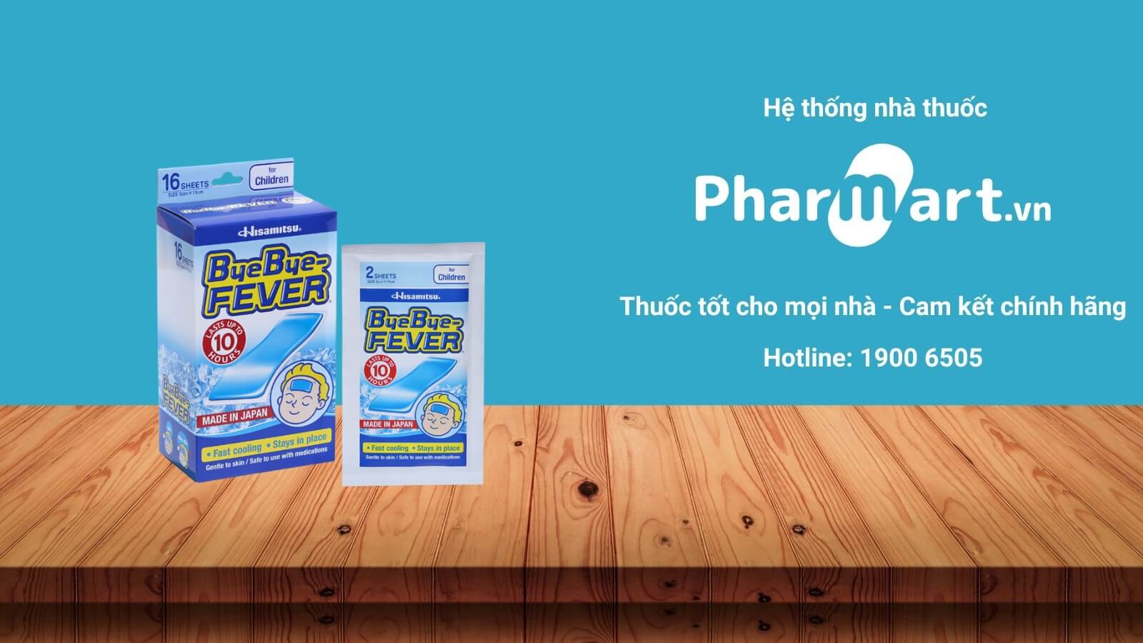 Li&ecirc;n hệ nh&agrave; thuốc HZ888A để mua miếng d&aacute;n hạ sốt Byebye Fever ch&iacute;nh h&atilde;ng