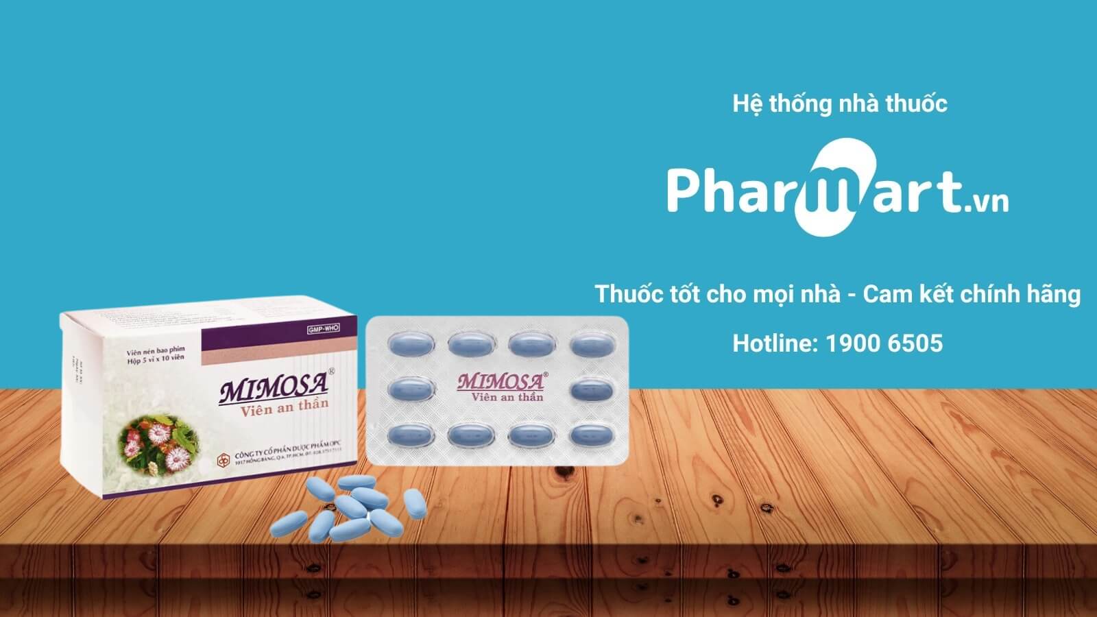 Mimosa An Thần hiện đang được b&aacute;n tại Nh&agrave; thuốc Hz888a.com