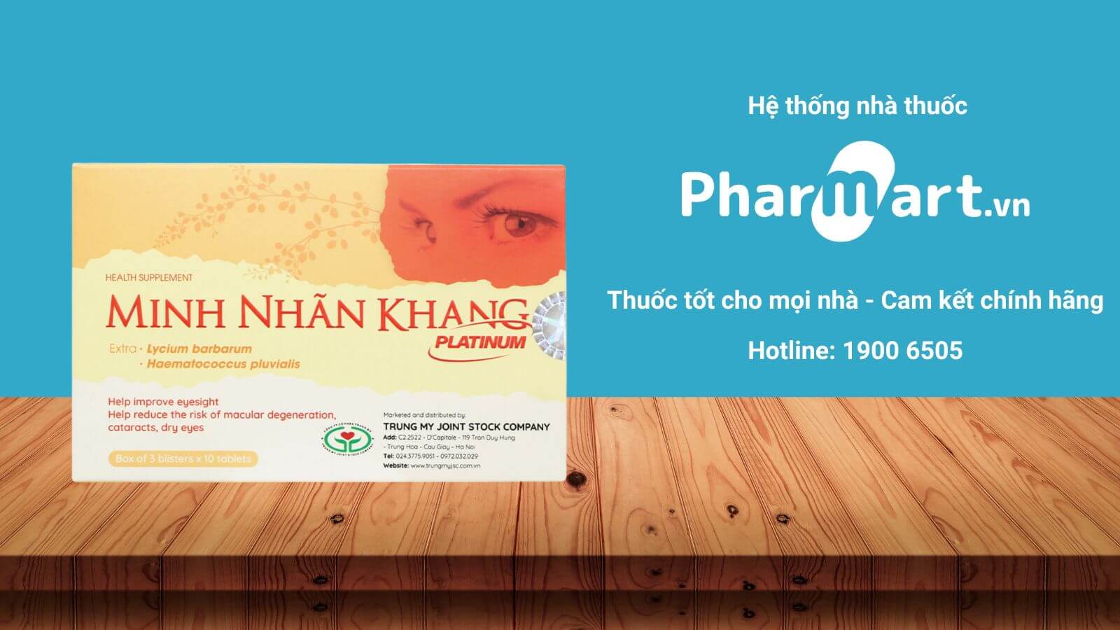 Mua Minh Nhãn Khang Platinum chính hãng tại Hz888a.com