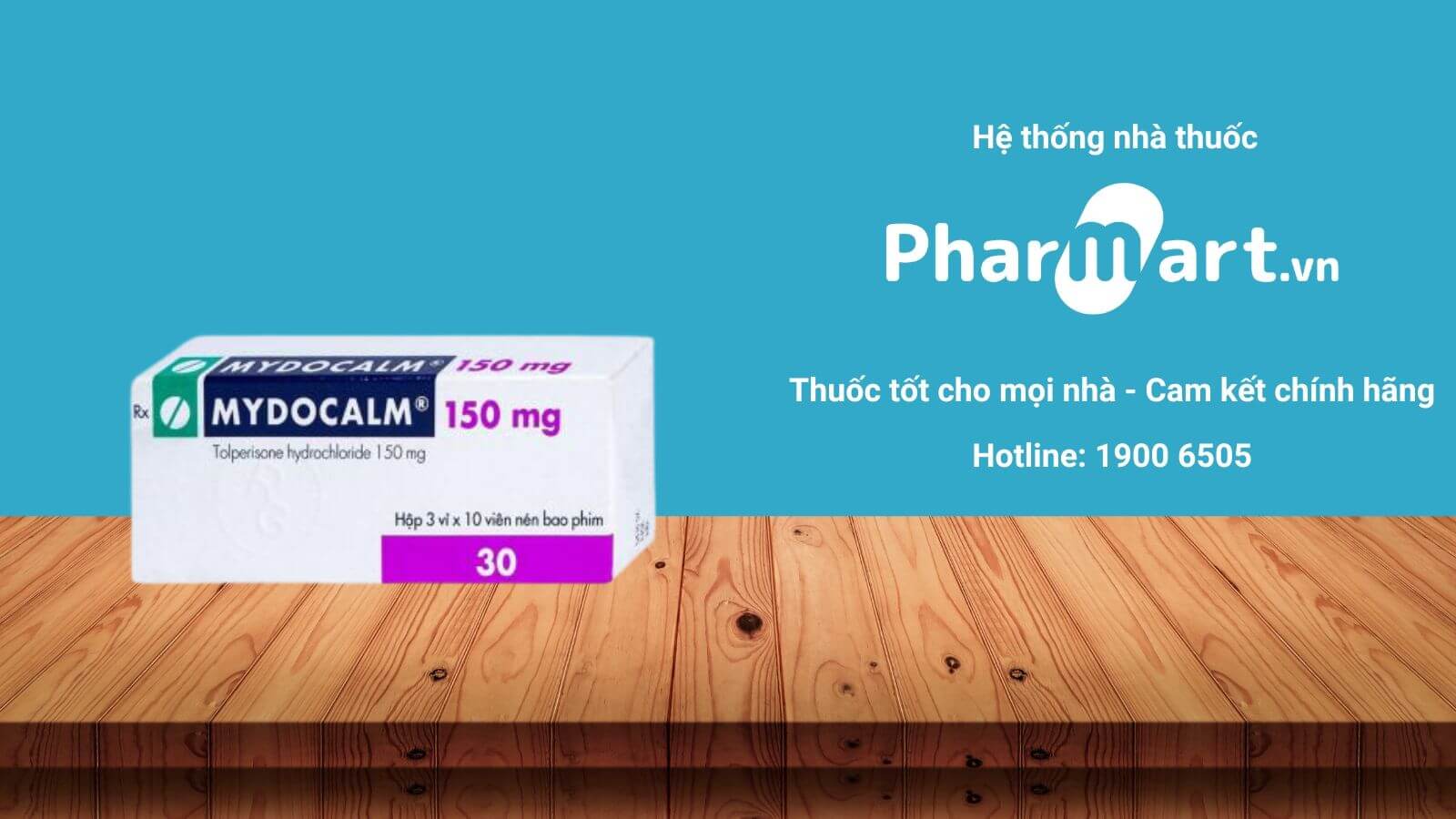 Mua ngay Mydocalm 150mg ch&iacute;nh h&atilde;ng tại Hz888a.com