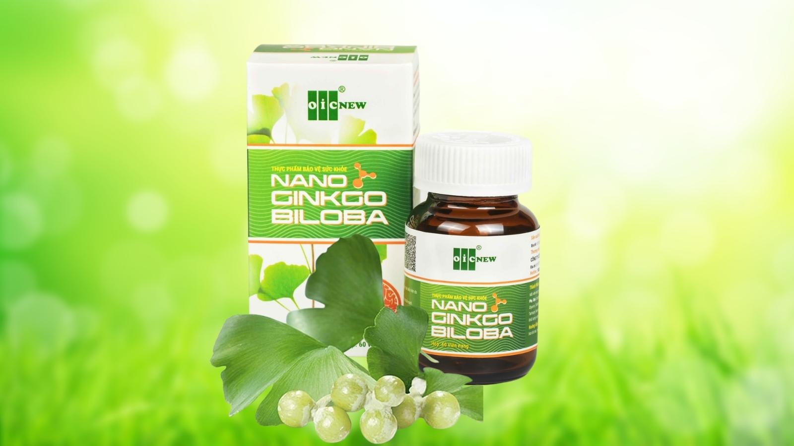 Nano Ginkgo Biloba hỗ trợ bổ n&atilde;o