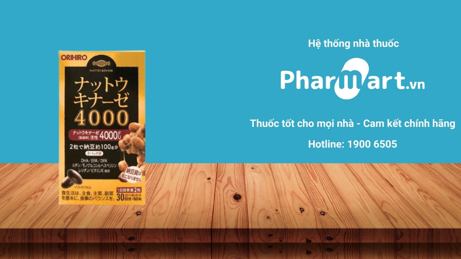 Mua ngay Nattokinase 4000 Orihiro ch&iacute;nh h&atilde;ng tại Hz888a.com