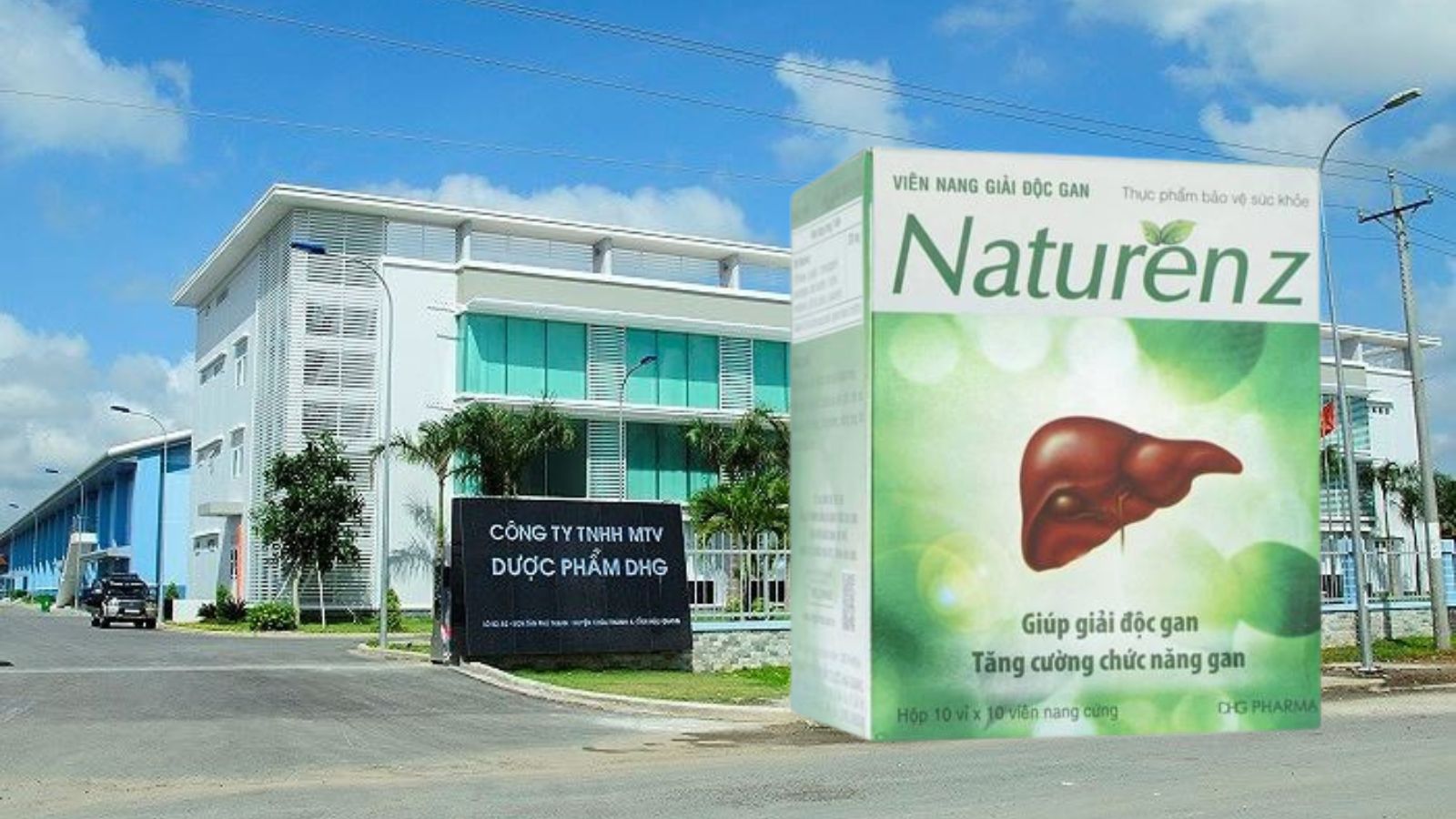 Naturenz - Hỗ trợ giải độc gan được sản xuất bởi Dược Hậu Giang