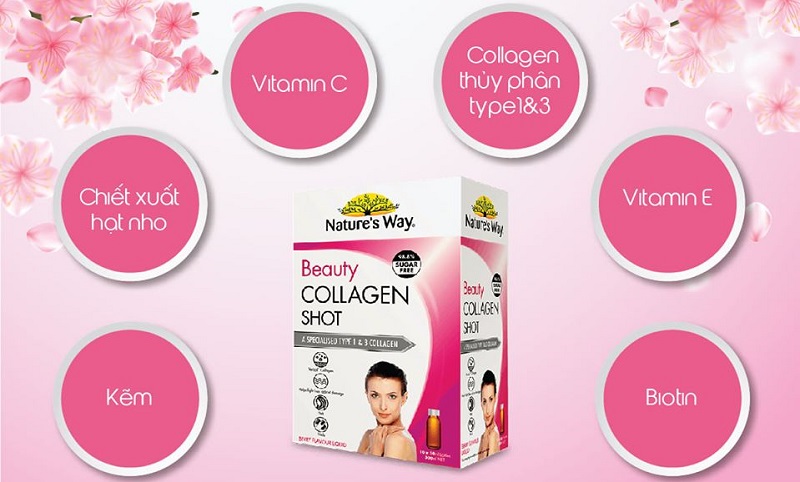 Th&agrave;nh phần của Nature's Way Beauty Collagen Shot
