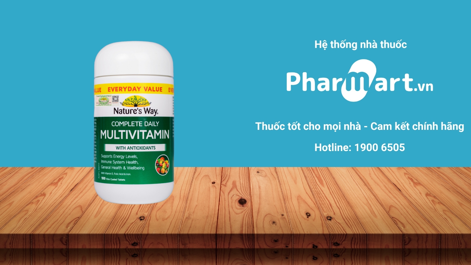 Hz888a.com chuy&ecirc;n cung cấp Nature's Way Complete Daily Multivitamin ch&iacute;nh h&atilde;ng v&agrave; uy t&iacute;n