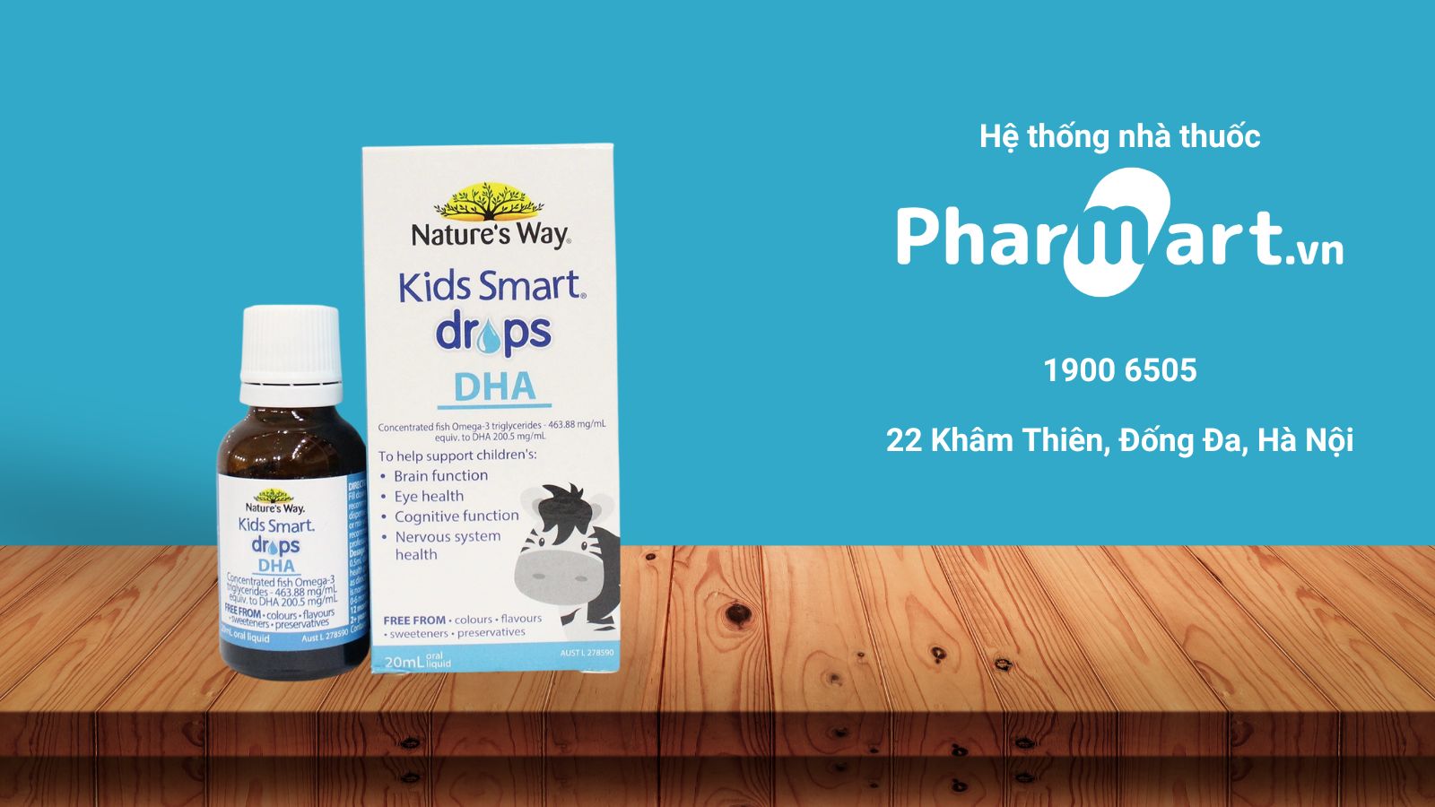 Hz888a.com l&agrave; địa chỉ uy t&iacute;n cung cấp Kid Smart Drops DHA với gi&aacute; hợp l&yacute;.