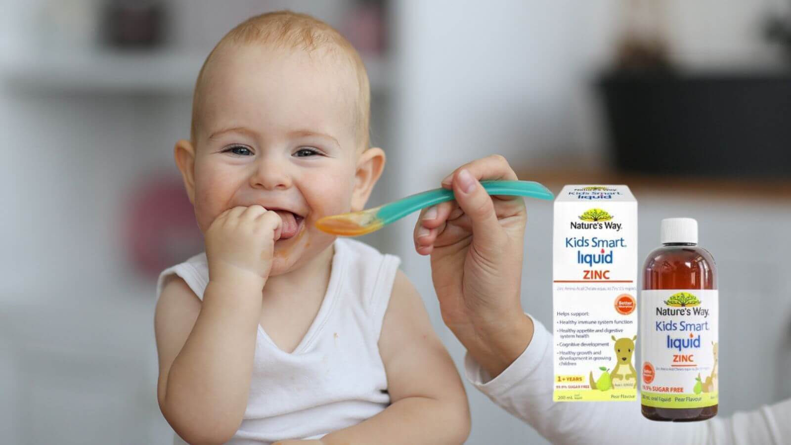 Nature's Way Kids Smart Liquid Zinc - Bổ sung kẽm cho trẻ