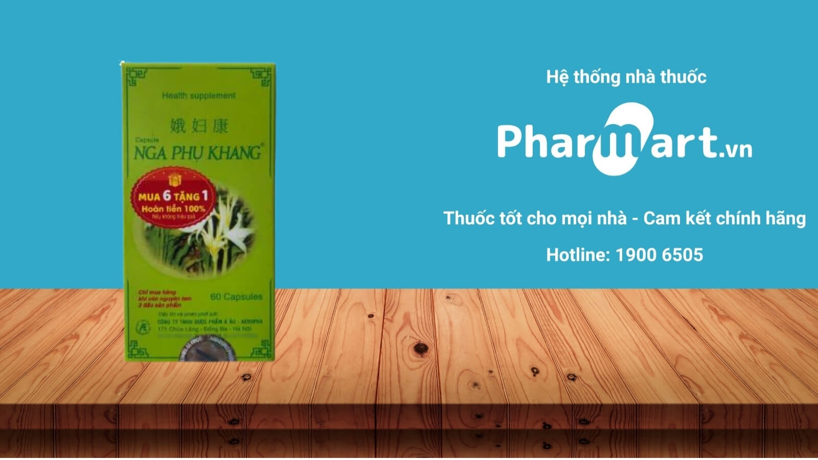Mua ngay viên uống Nga Phụ Khang chính hãng tại Hz888a.com