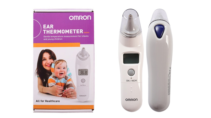 Nhiệt kế đo tai TH839S c&oacute; thể xem lại kết quả đo