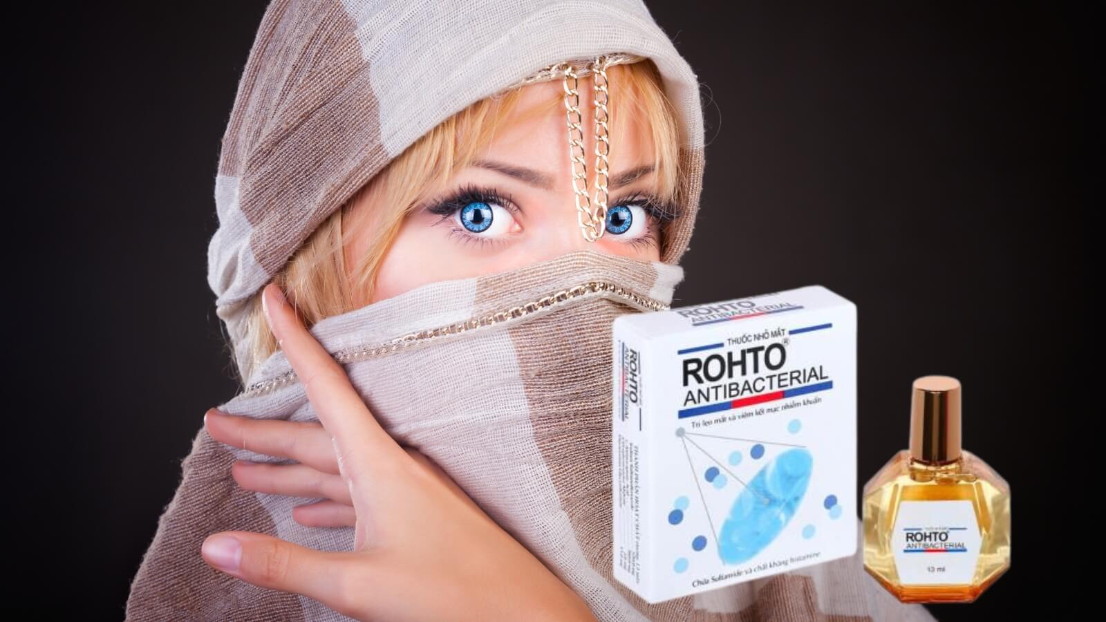 Nhỏ mắt VRohto Antibacterial - Bảo vệ đ&ocirc;i mắt, điều trị c&aacute;c bệnh về mắt