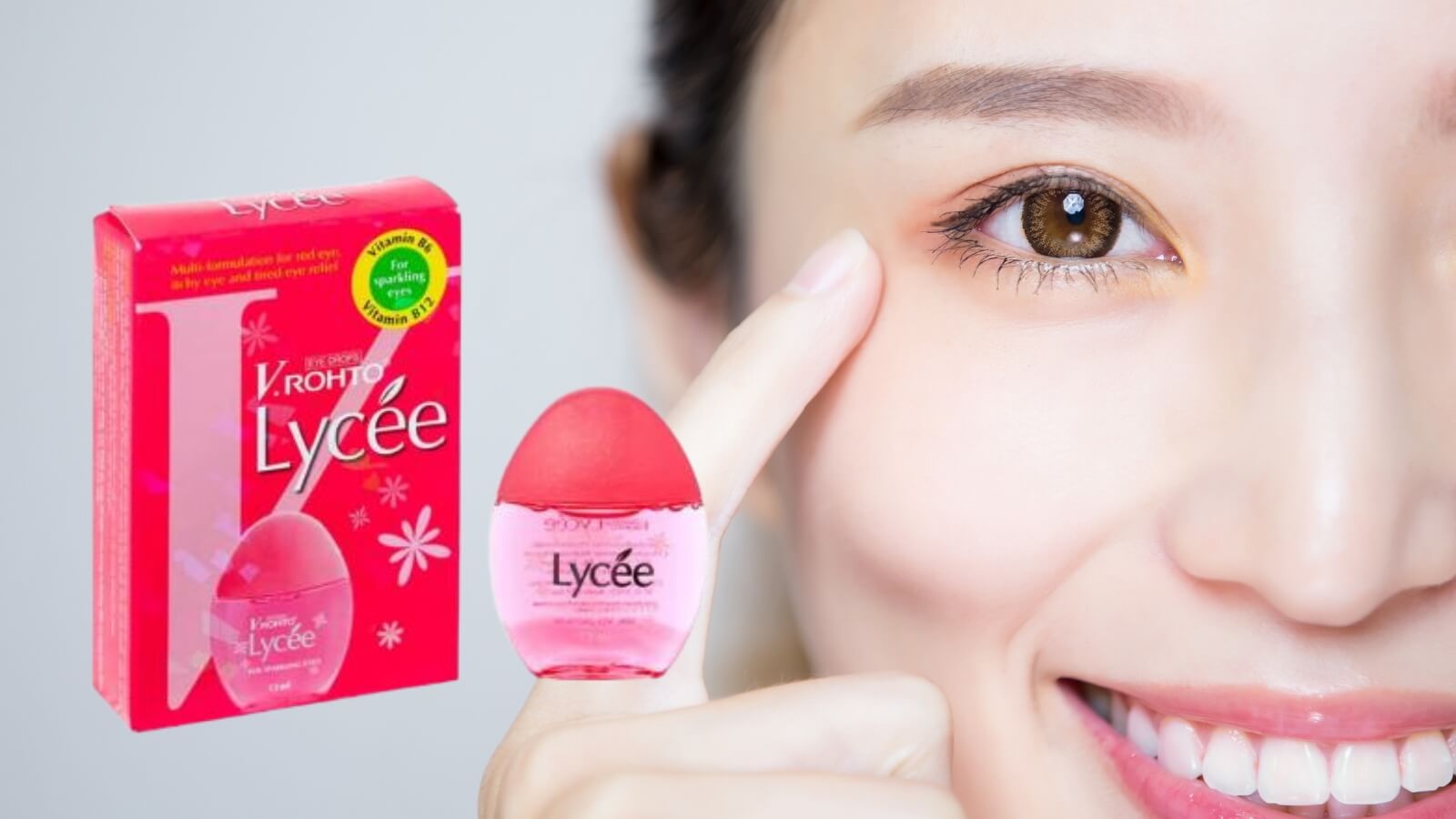 Nhỏ mắt VRohto Lycee bảo vệ đ&ocirc;i mắt khoẻ mạnh