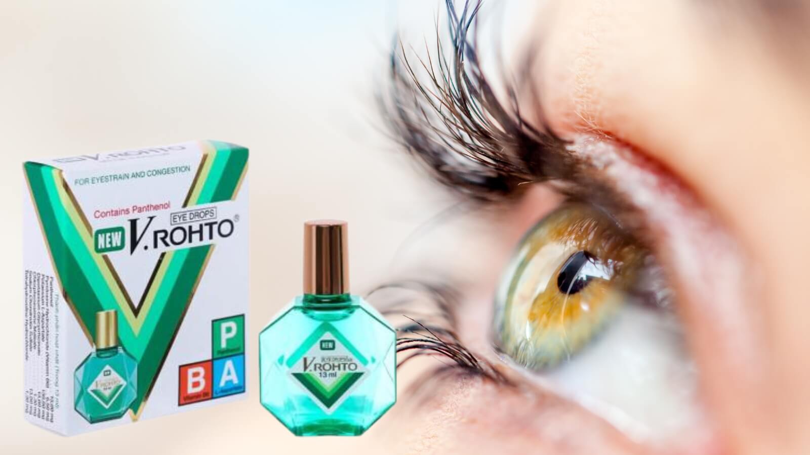 Nhỏ mắt VRohto New - Ph&ograve;ng ngừa bệnh về mắt, bảo vệ đ&ocirc;i mắt của bạn