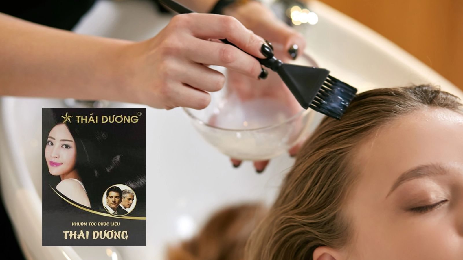 Nhuộm t&oacute;c dược liệu Th&aacute;i Dương - Nhuộm t&oacute;c, chấm ch&acirc;n
