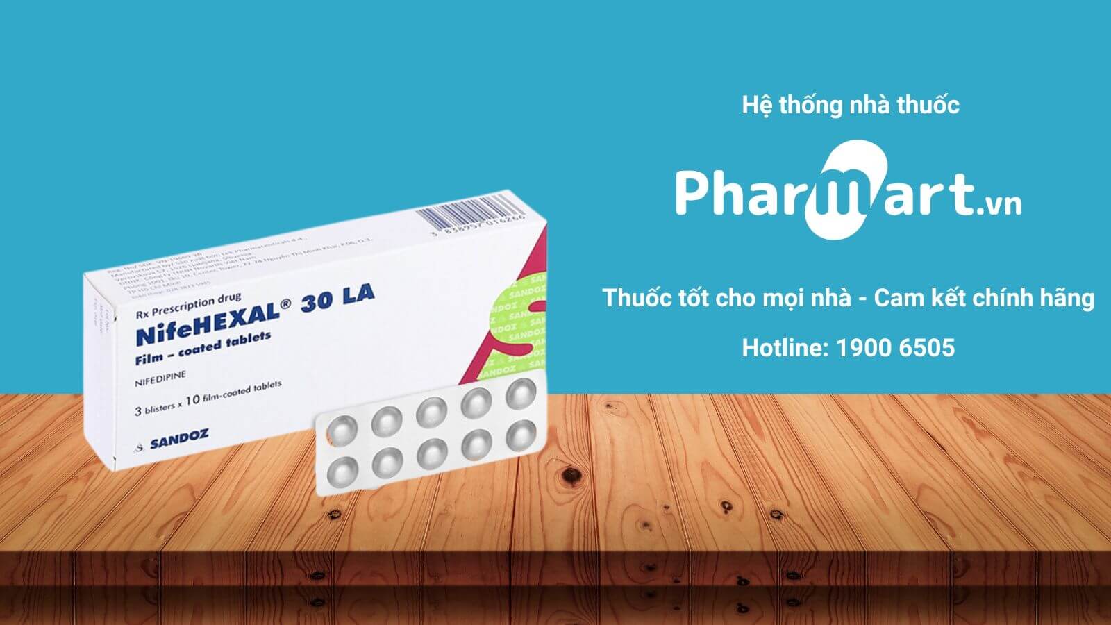Mua ngay NifeHexal LA 30mg chính hãng tại Hz888a.com