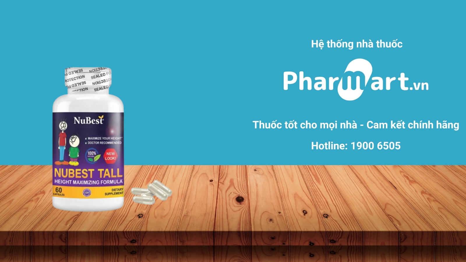 NuBest Tall hiện đang được ph&acirc;n phối ch&iacute;nh h&atilde;ng tại Hệ thống nh&agrave; thuốc HZ888A