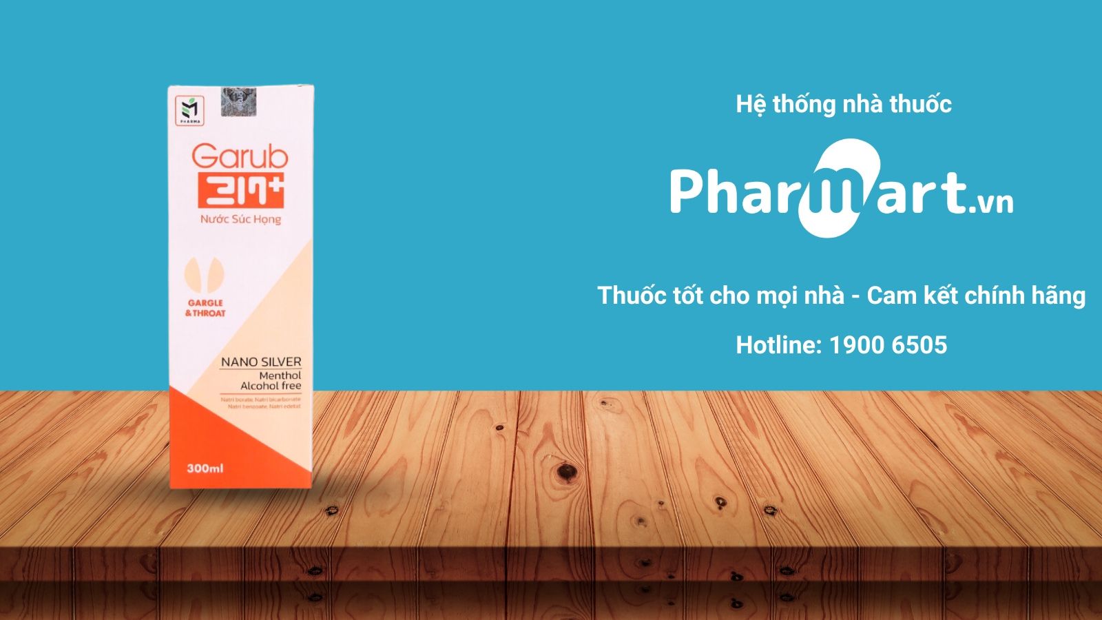 Nước s&uacute;c họng Garub - Nước s&uacute;c họng diệt khuẩn