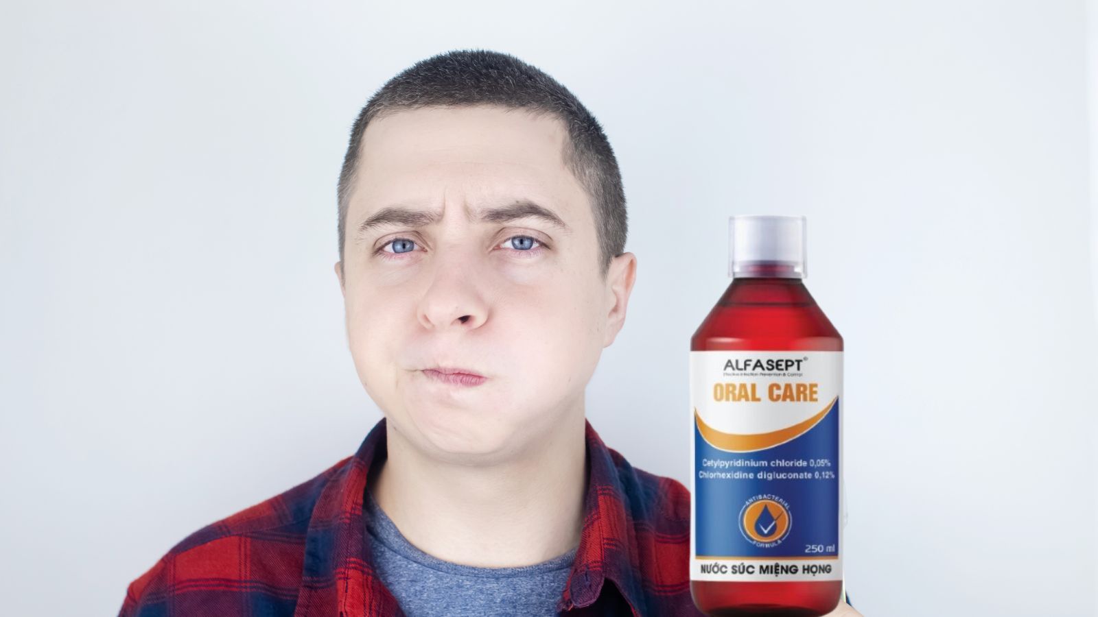 Nước s&uacute;c miệng họng Alfasept Oral Care hương bạc h&agrave; 012% CHG - Ngăn ngừa vi khuẩn g&acirc;y vi&ecirc;m lợi, giữ hơi thở tươi m&aacute;t