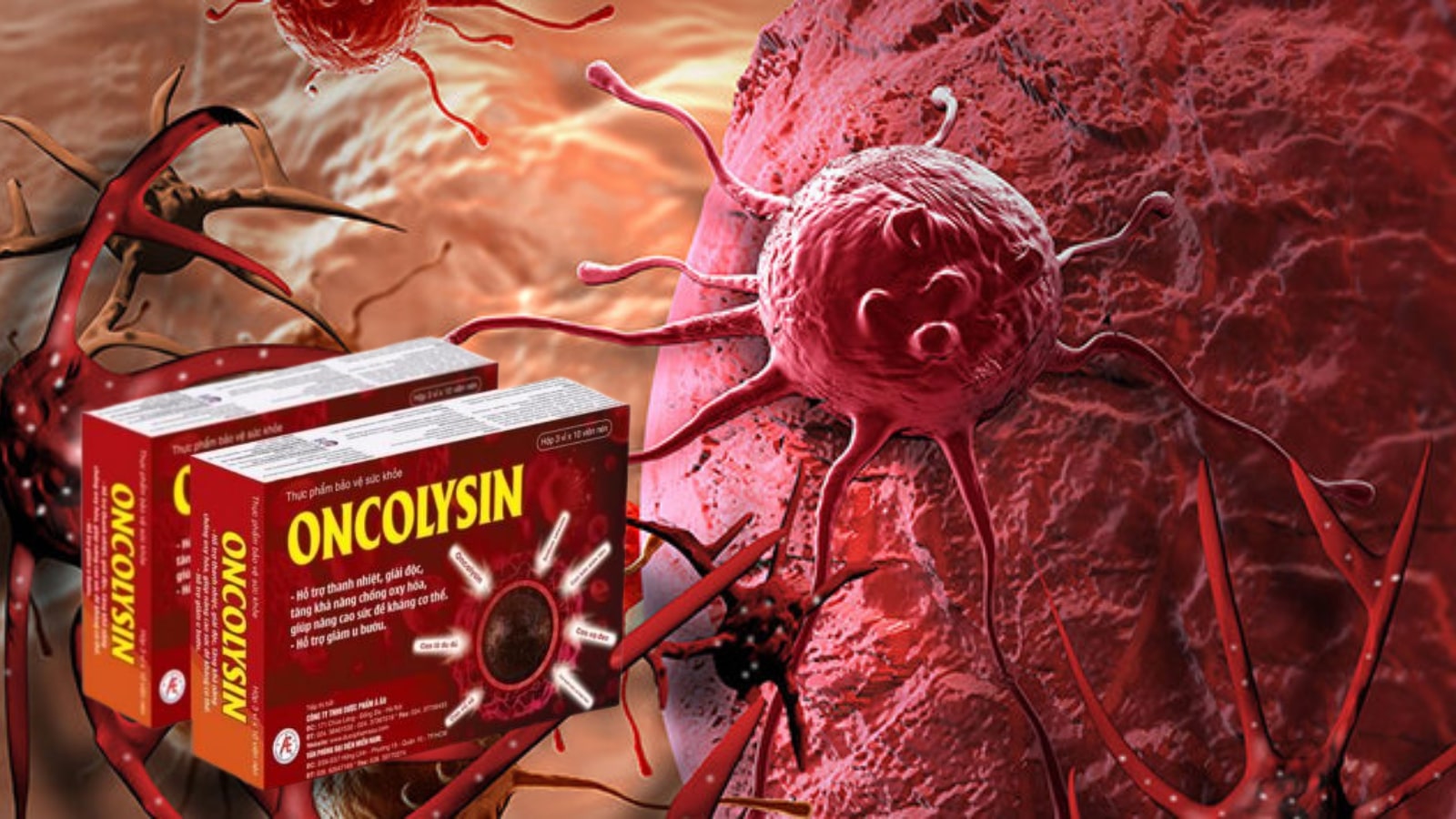 Oncolysin - Hỗ trợ tăng sức đề kh&aacute;ng, giảm u bướu