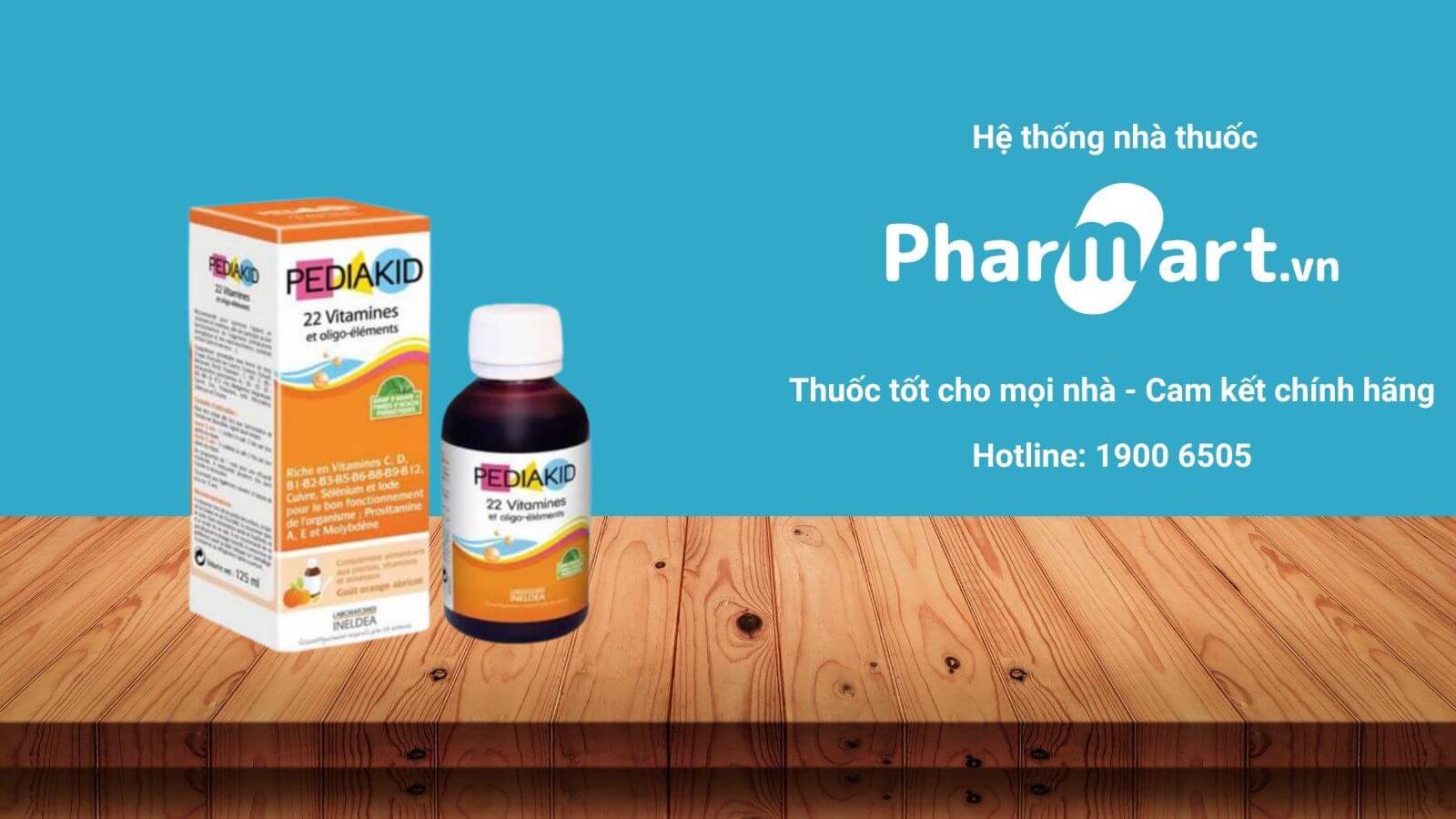 Li&ecirc;n hệ Hz888a.com để đảm bảo mua Pediakid bổ sung 22 Vitamin v&agrave; kho&aacute;ng chất