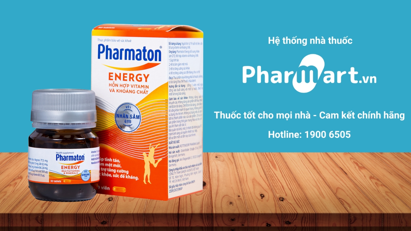 Mua ngay Pharmaton Energy tại Hz888a.com 