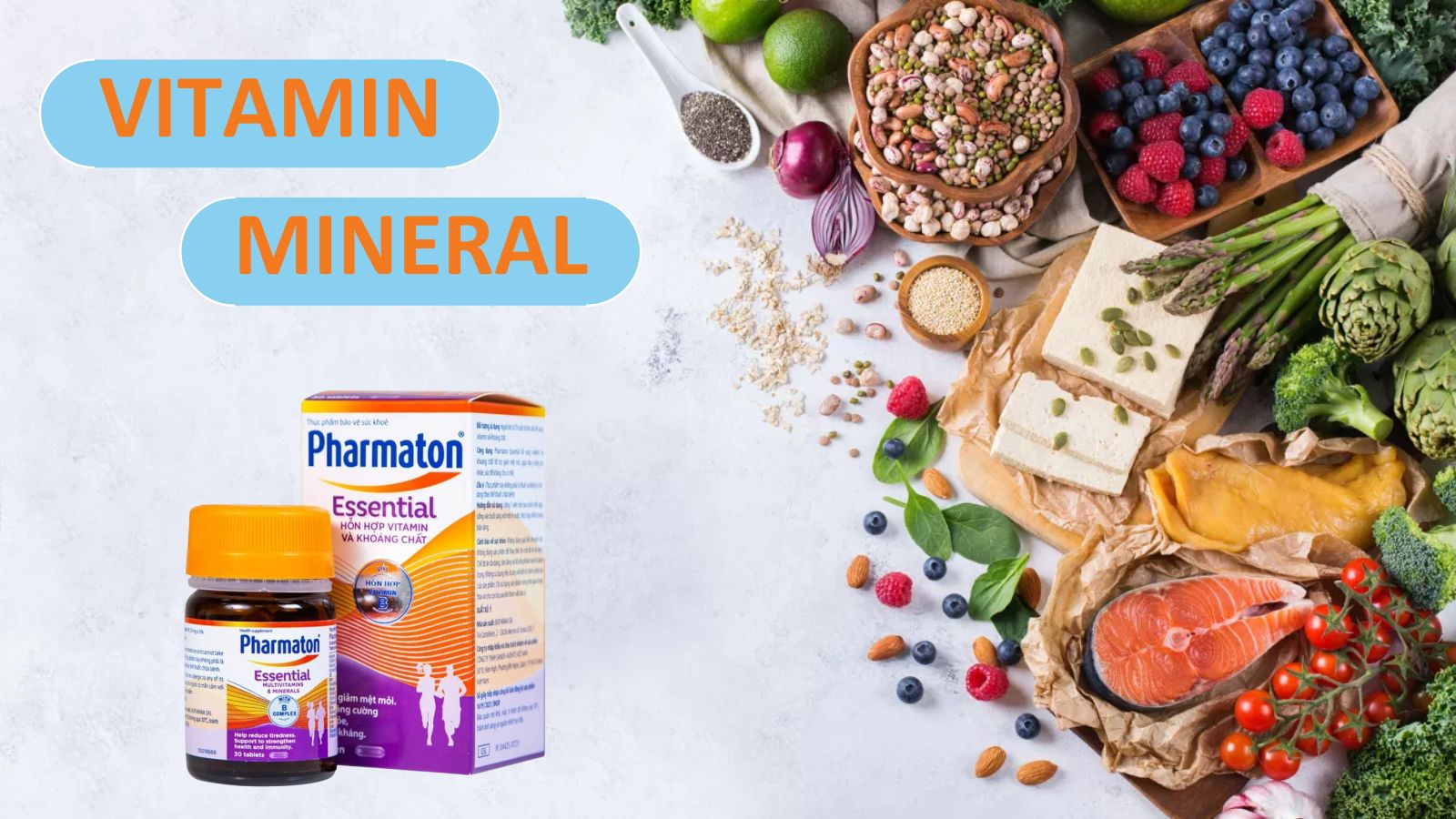Vitamin v&agrave; kho&aacute;ng chất c&oacute; vai tr&ograve; quan trọng trong cơ thể