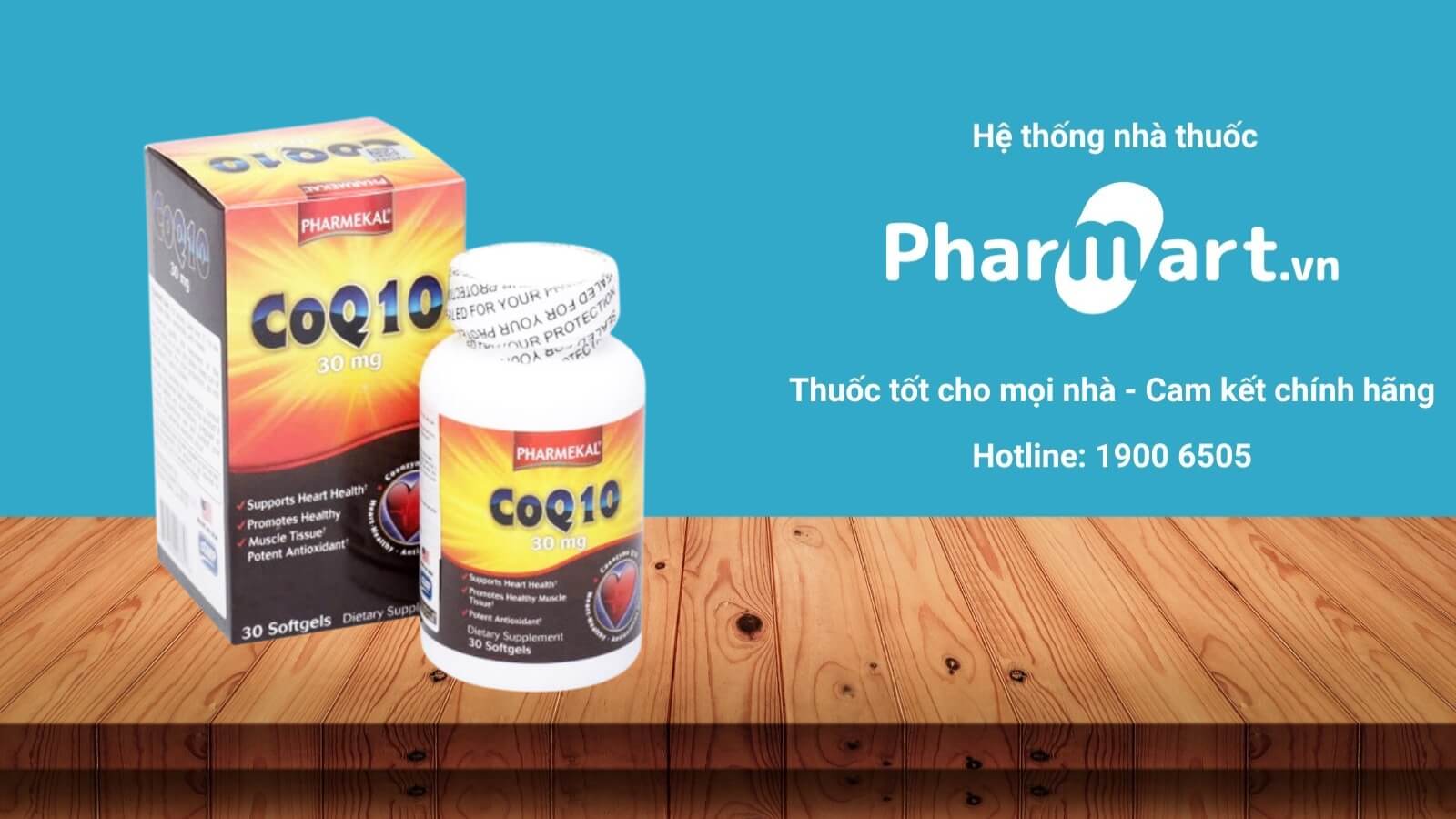 Pharmekal CoQ10 30mg hiện đang được phân phối chính hãng tại Hz888a.com