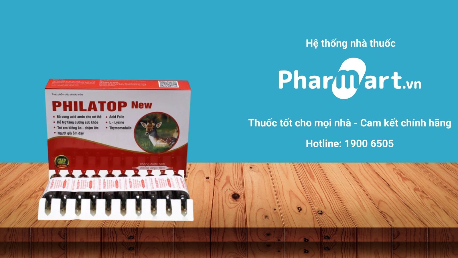 Philatop ống thủy tinh đang được b&aacute;n ch&iacute;nh h&atilde;ng tại Nh&agrave; thuốc Hz888a.com