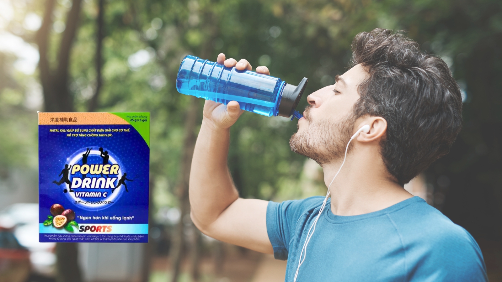 POWER DRINK VITAMIN C cung cấp đầy đủ c&aacute;c chất cần thiết gi&uacute;p b&ugrave; nước v&agrave; điện giải tức thời cho cơ thể