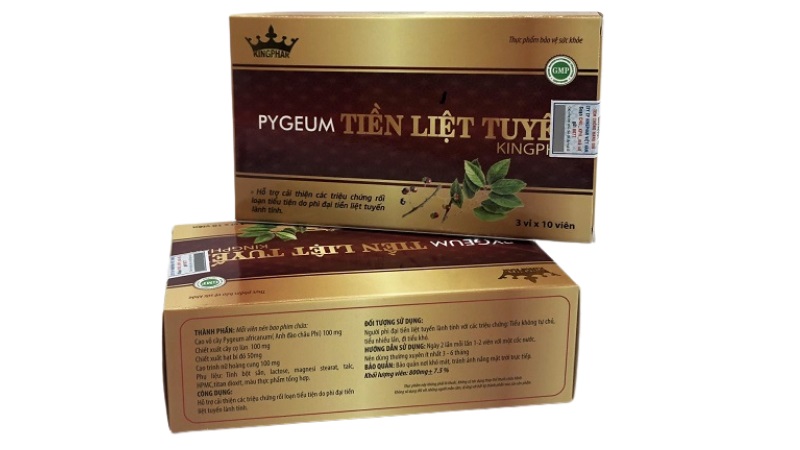 Pygeum KingPhar -  Hỗ trợ điều trị bệnh ph&igrave;nh to tuyến tiền liệt