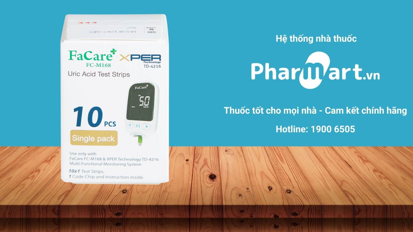 Que thử Acid Uric M168 được ph&acirc;n phối ch&iacute;nh h&atilde;ng tại HZ888A