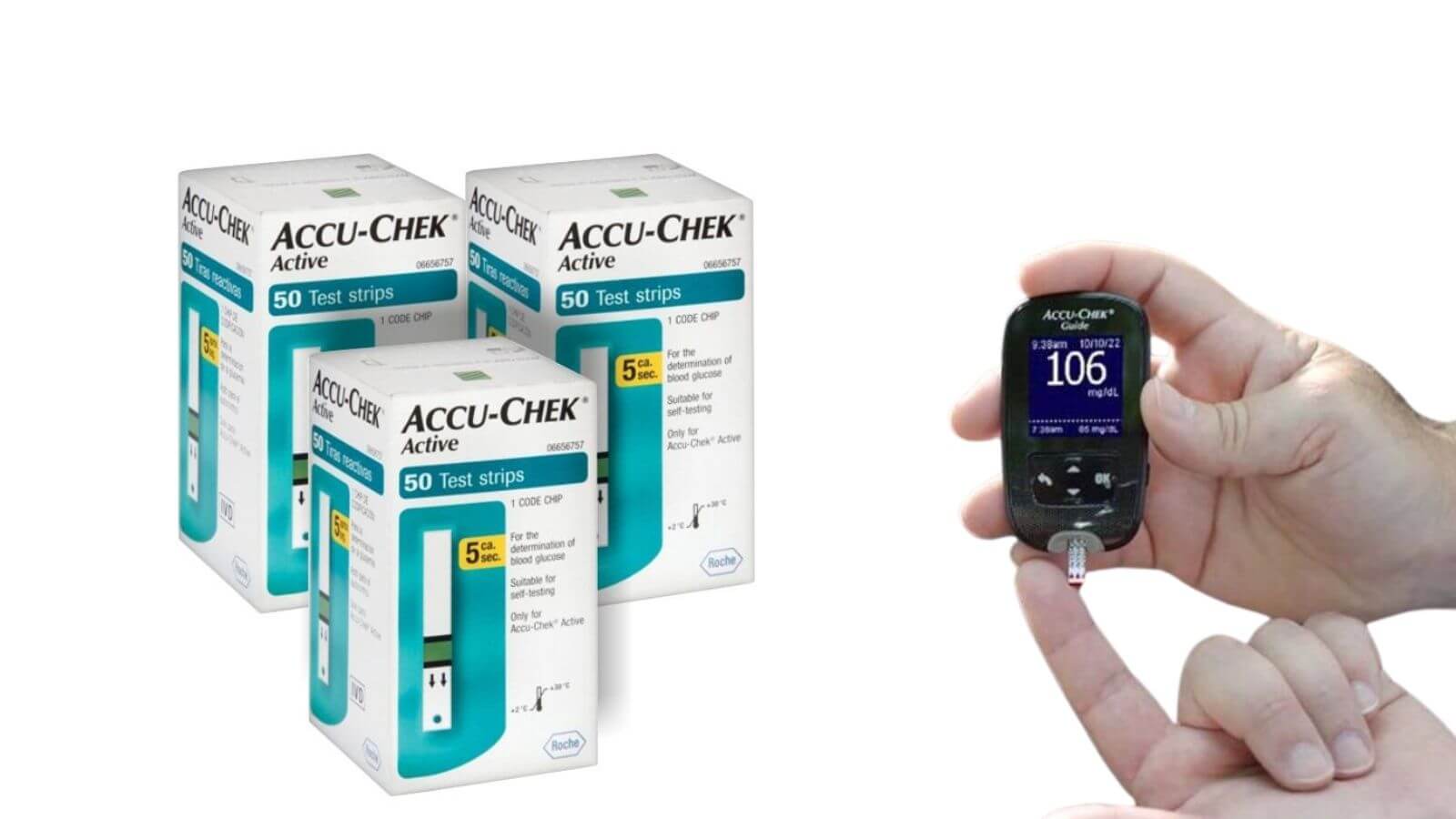 C&aacute;ch sử dụng que thử đường huyết Accu-Chek Active