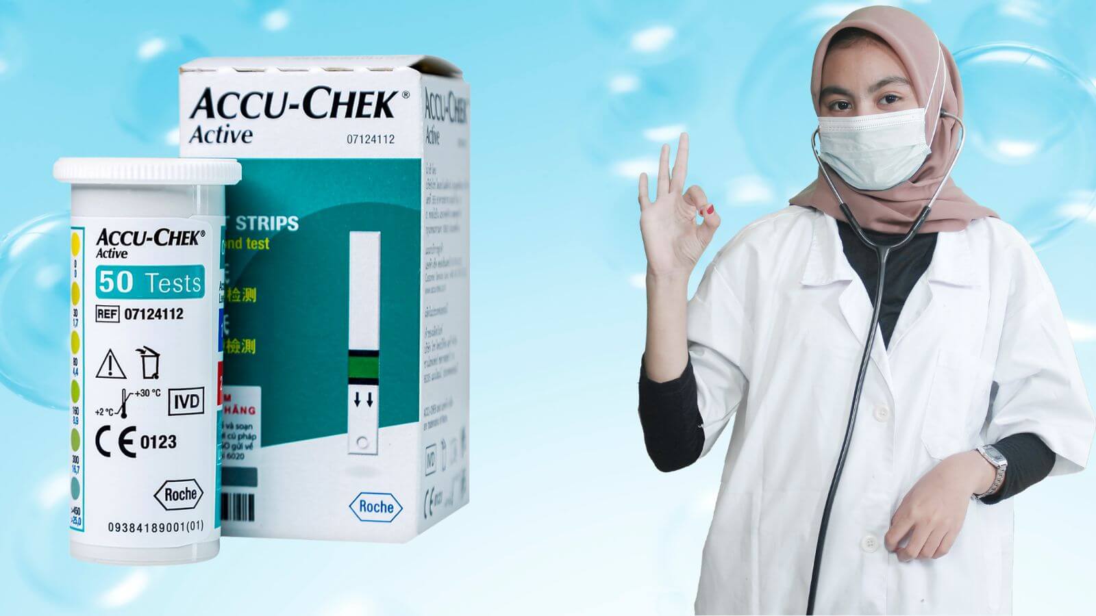Que thử đường huyết Accu-Chek Active ch&iacute;nh h&atilde;ng&nbsp;