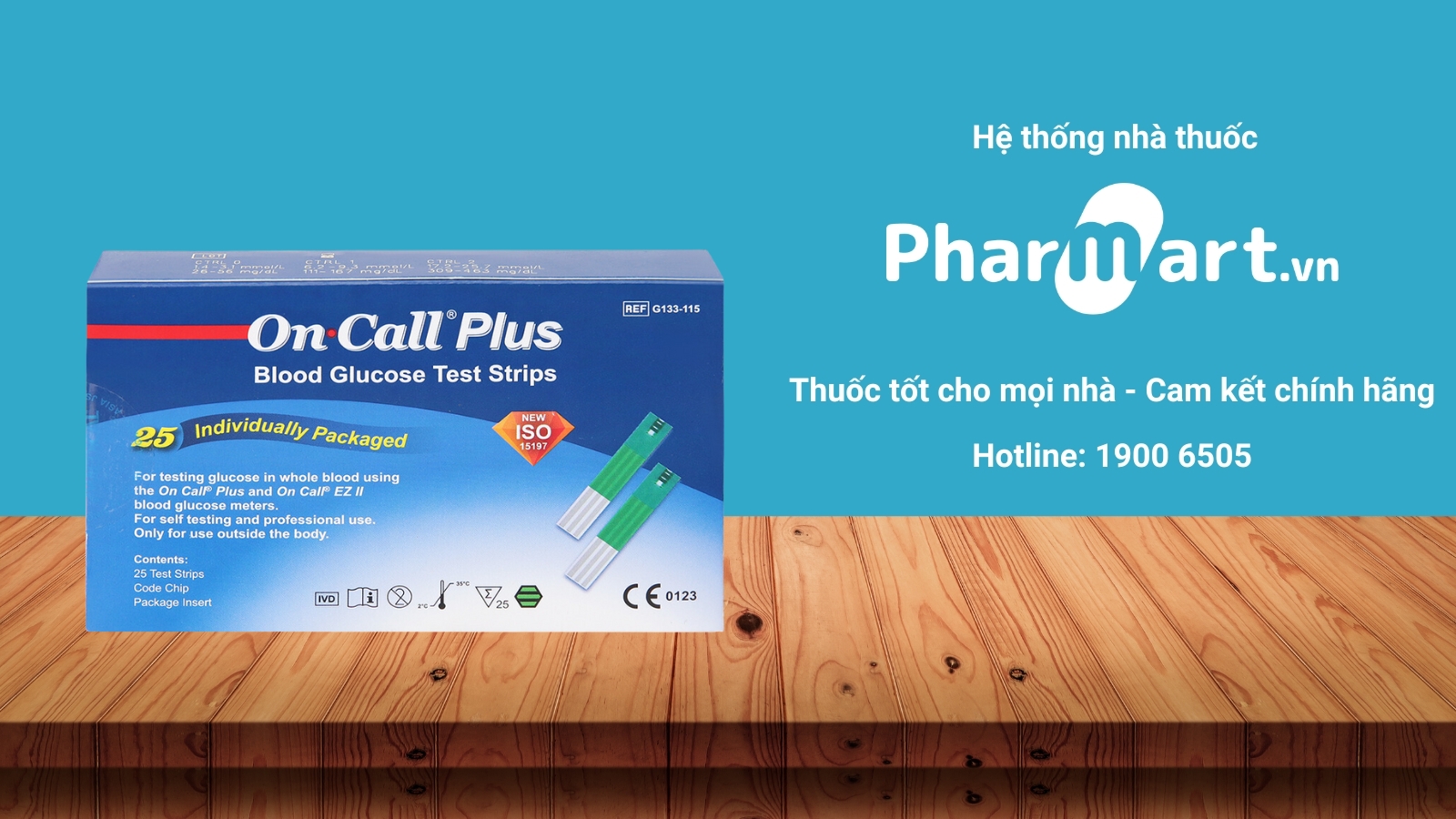 Mua que thử đường huyết On  Call Plus uy t&iacute;n tại Hz888a.com