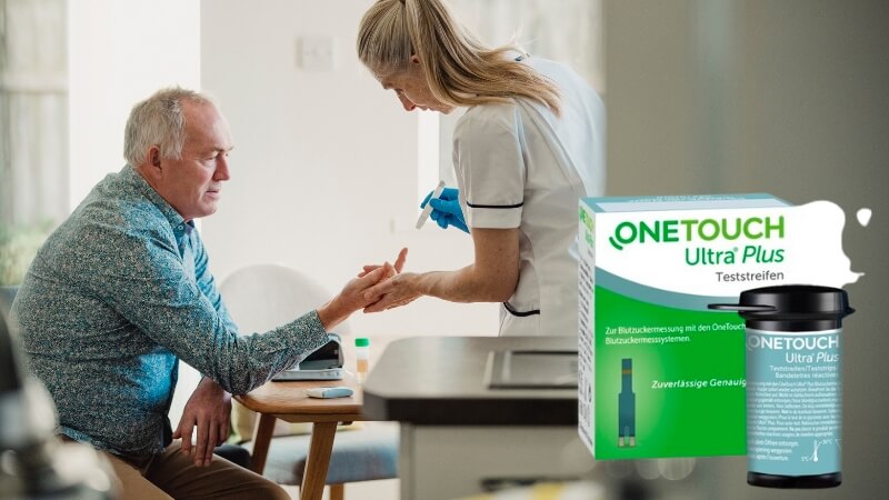 Sử dụng Que thử đường huyết One Touch Ultra Plus
