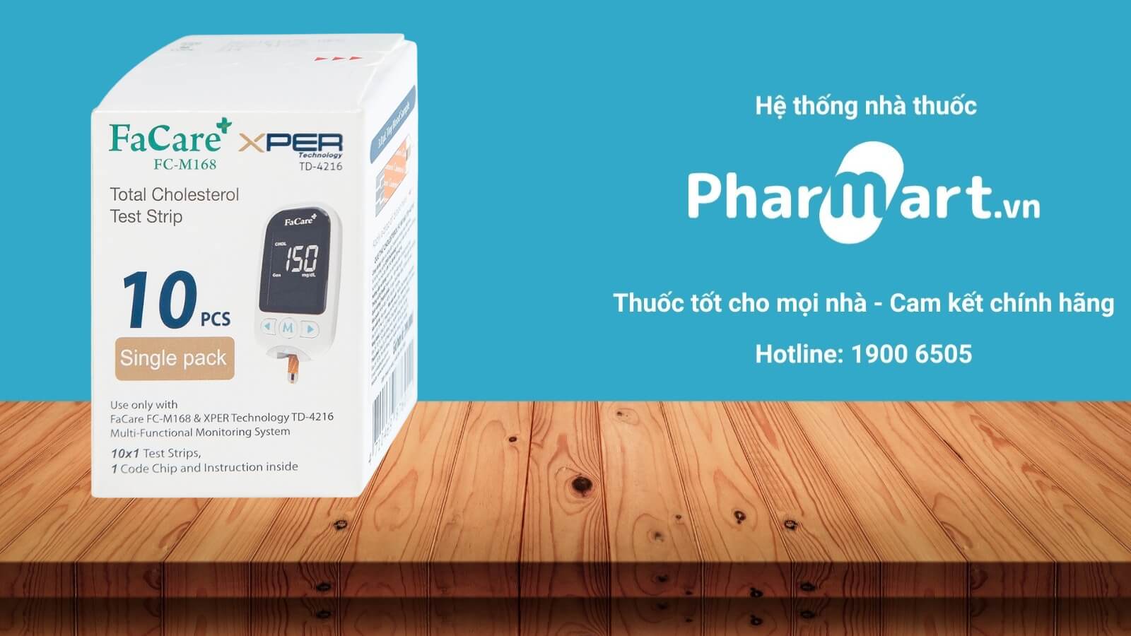 Que thử mỡ m&aacute;u Cholesterol M168 được ph&acirc;n phối ch&iacute;nh h&atilde;ng tại HZ888A
