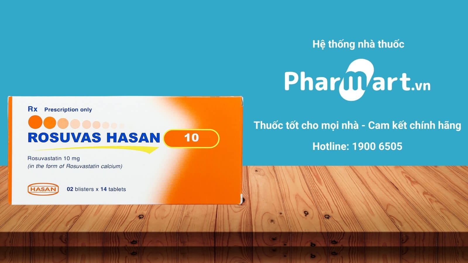 Mua Thuốc Rosuvas Hasan 10 ch&iacute;nh h&atilde;ng tại Hz888a.com