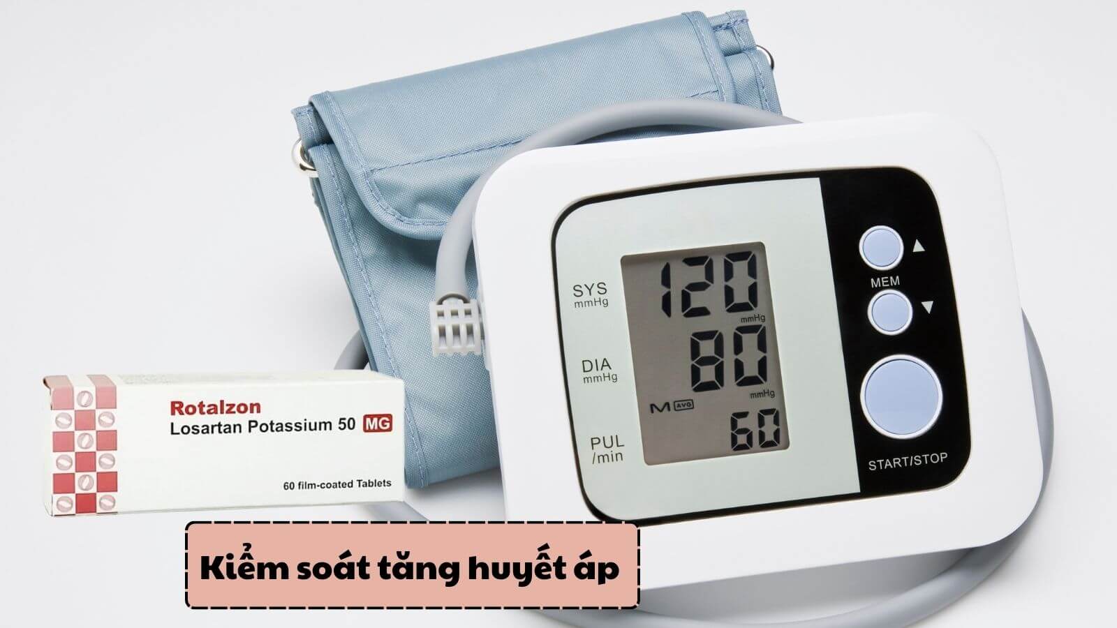 Rotalzon c&oacute; t&aacute;c dụng l&agrave;m gi&atilde;n mạch m&aacute;u, đưa huyết &aacute;p về mức b&igrave;nh thường