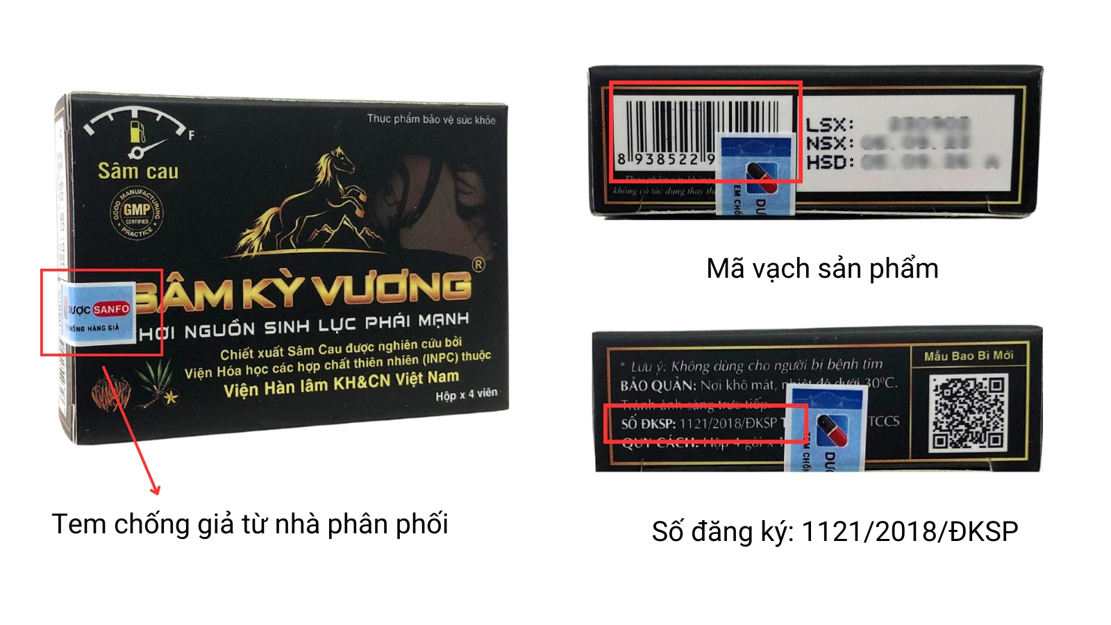 Cách thông tin nhận biết Sâm Kỳ Vương chính hãng
