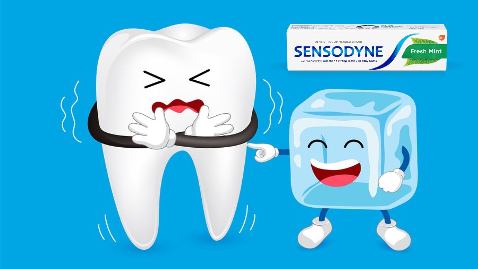 Sensodyne Fresh mint - Giảm &ecirc; buốt răng