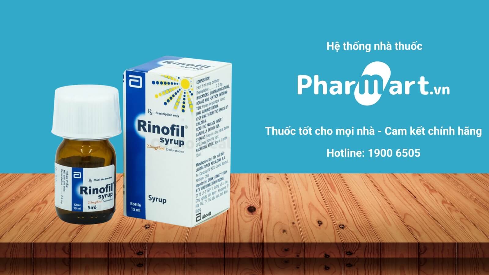 Mua Thuốc Rinofil Syrup 2.5ml/5ml ch&iacute;nh h&atilde;ng tại Hz888a.com