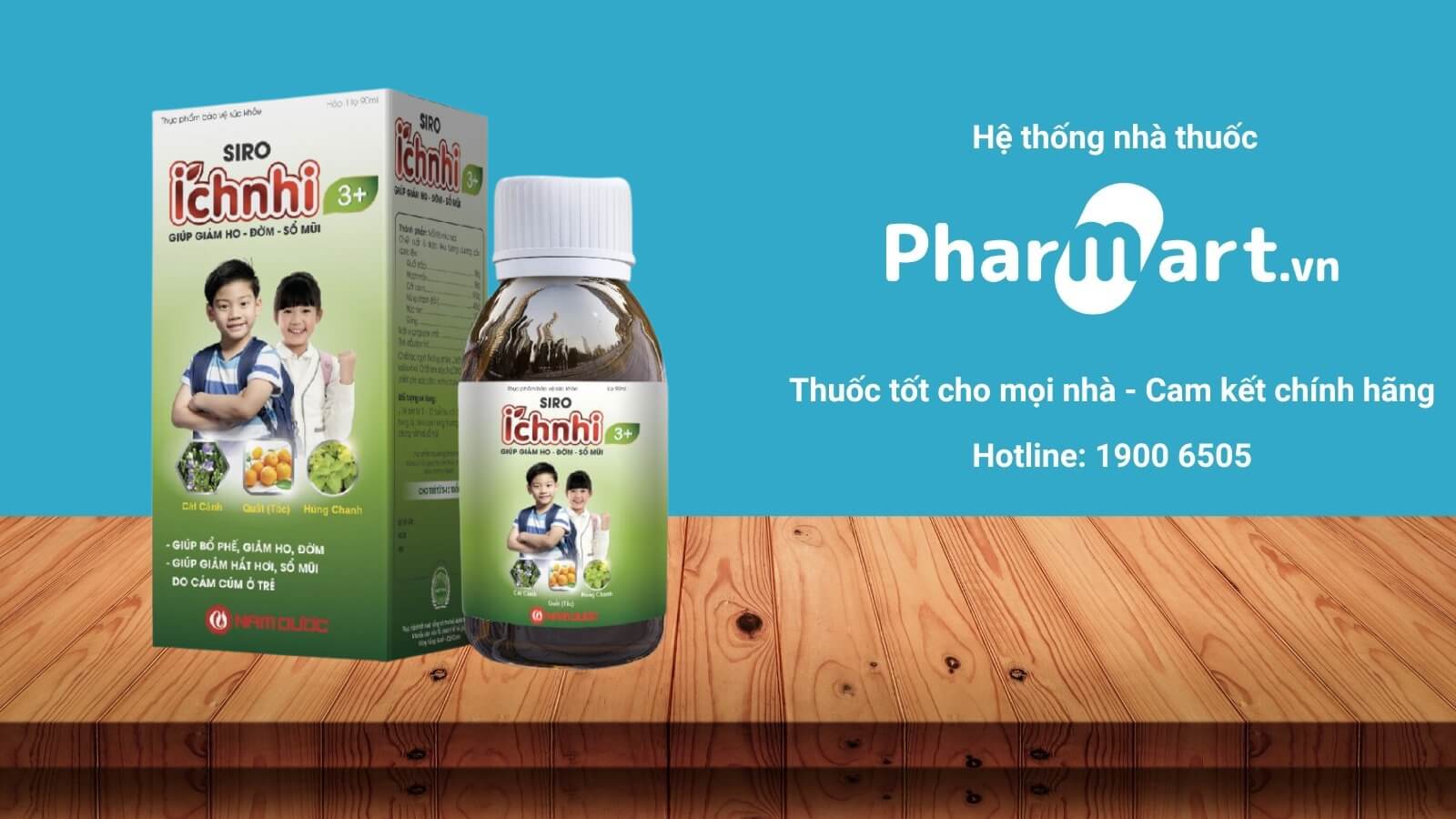 Siro ho &Iacute;ch Nhi 3+ hiện đang được b&aacute;n tại Nh&agrave; thuốc Hz888a.com