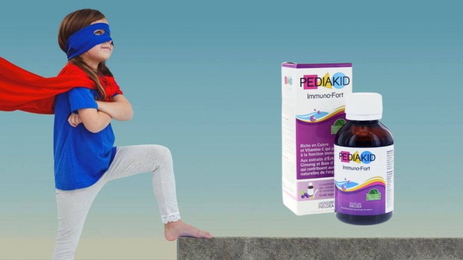 Siro Pediakid Immuno Fort tăng đề kháng cho trẻ nhỏ