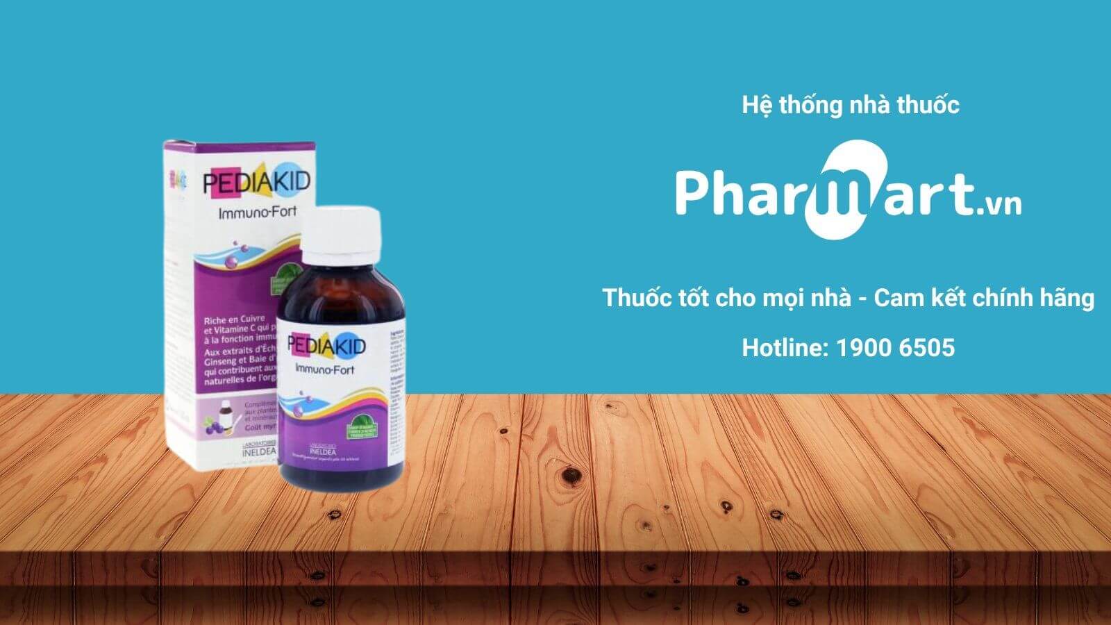 Mua Siro Pediakid Immuno Fort chính hãng tại Hz888a.com