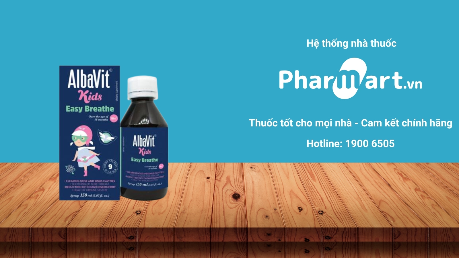HZ888A l&agrave; địa chỉ mua Albavit Kids Easy Breathe uy t&iacute;n tại Việt Nam