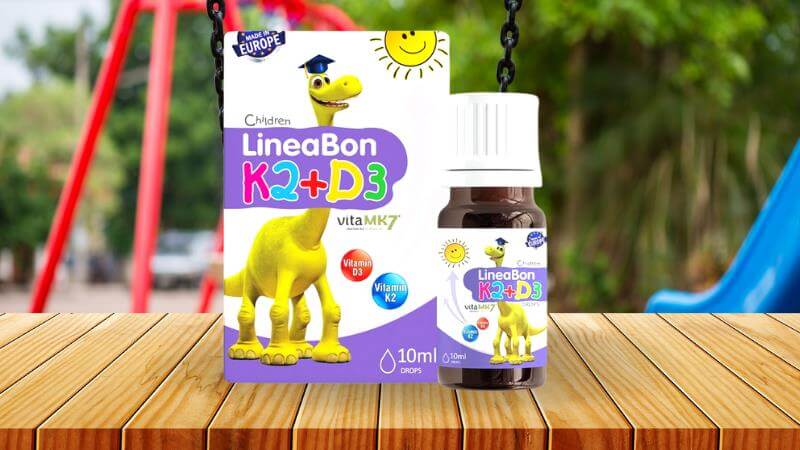 Vitamin D3 K2 Lineabon tăng chiều cao cho b&eacute;