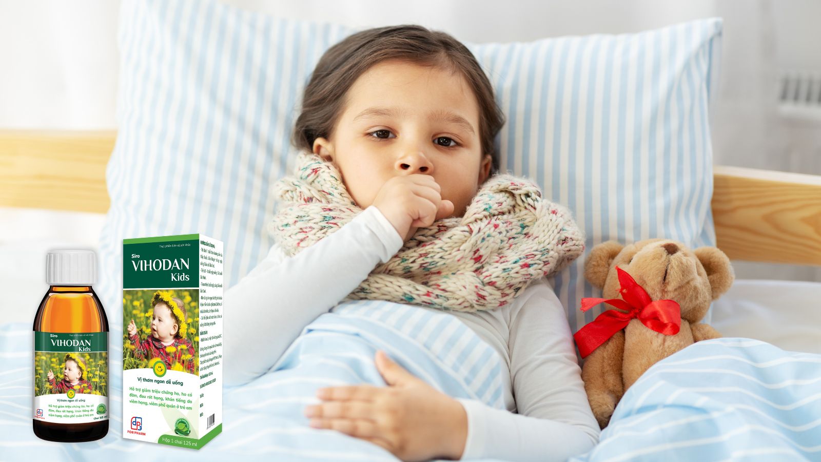 Siro Vihodan Kids - Giảm ho cho b&eacute;