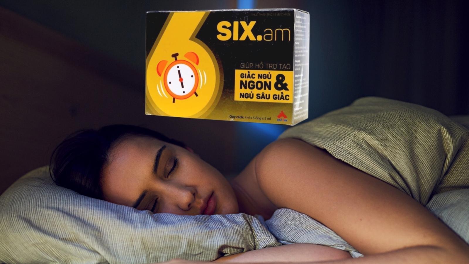 Six AM - Hỗ trợ tạo giấc ngủ ngon, ngủ s&acirc;u giấc
