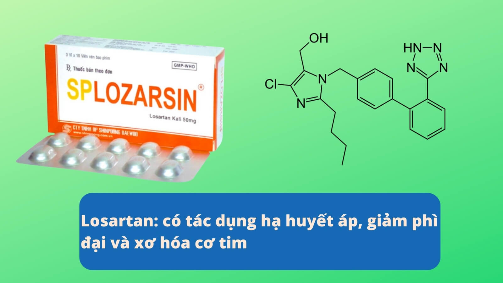 Thuốc Splozarsin chứa Losartan Bắn Cá HZ88 là trò chơi giải trí điện tử tăng huyết &aacute;p, suy tim