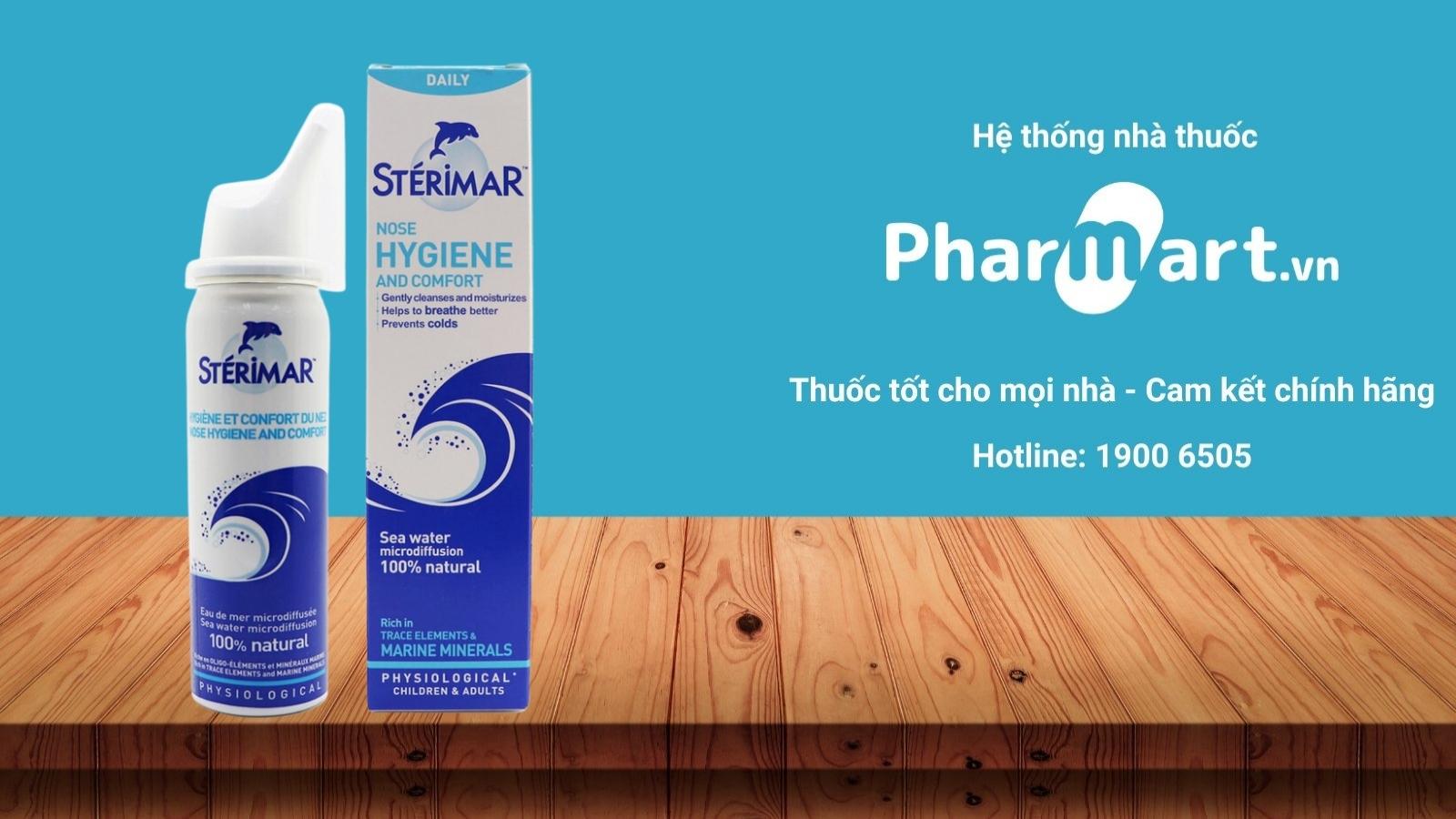 Gi&aacute; v&agrave; địa chỉ uy t&iacute;n của Sterimar Hygiene & Comfort